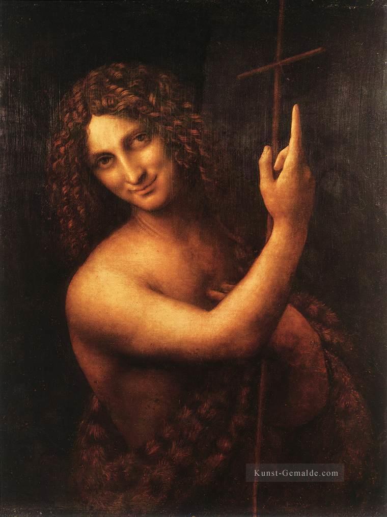 Johannes der Täufer Leonardo da Vinci Ölgemälde